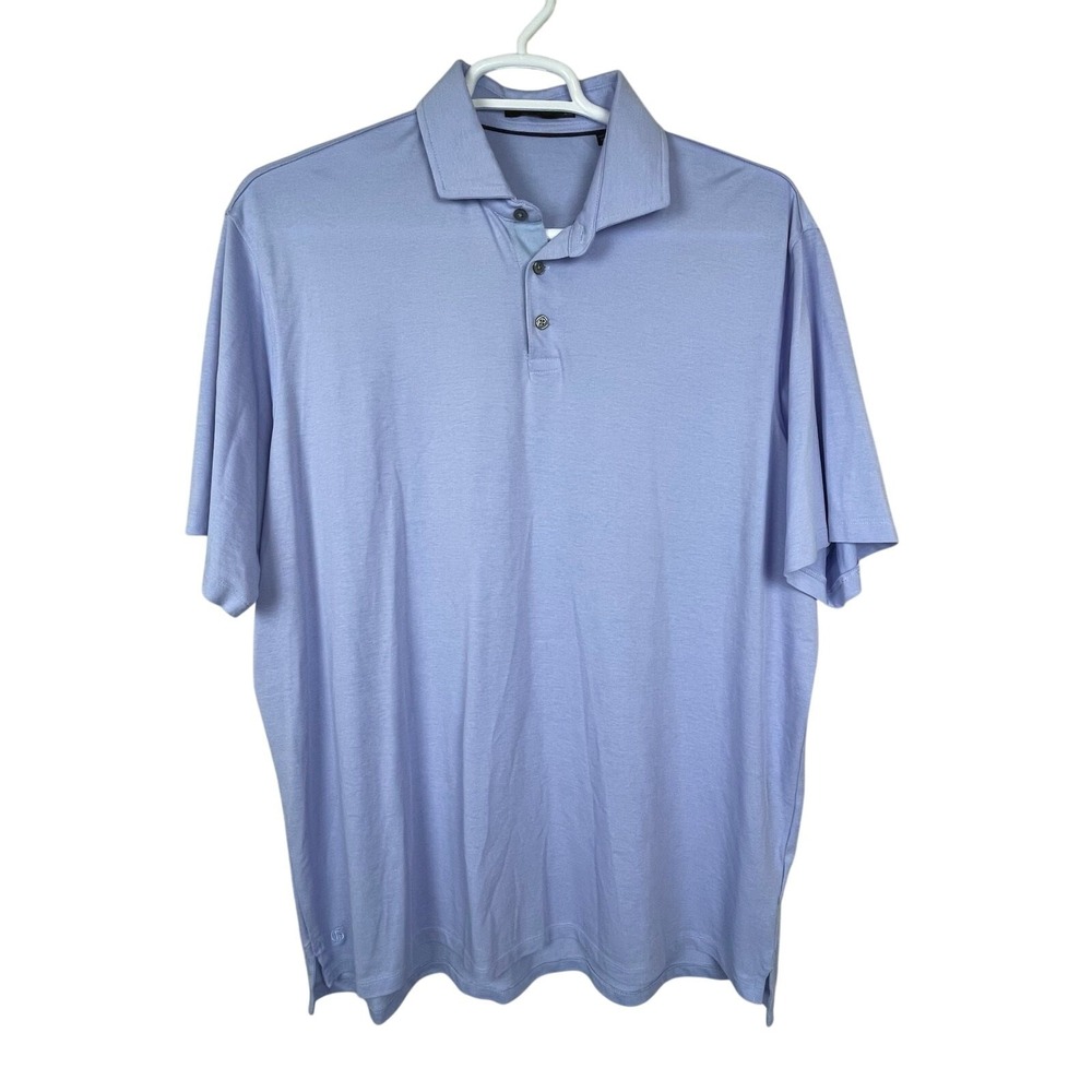 Greyson‎ Men's size XXL Light Blue Polo Shirt Short Sleeve